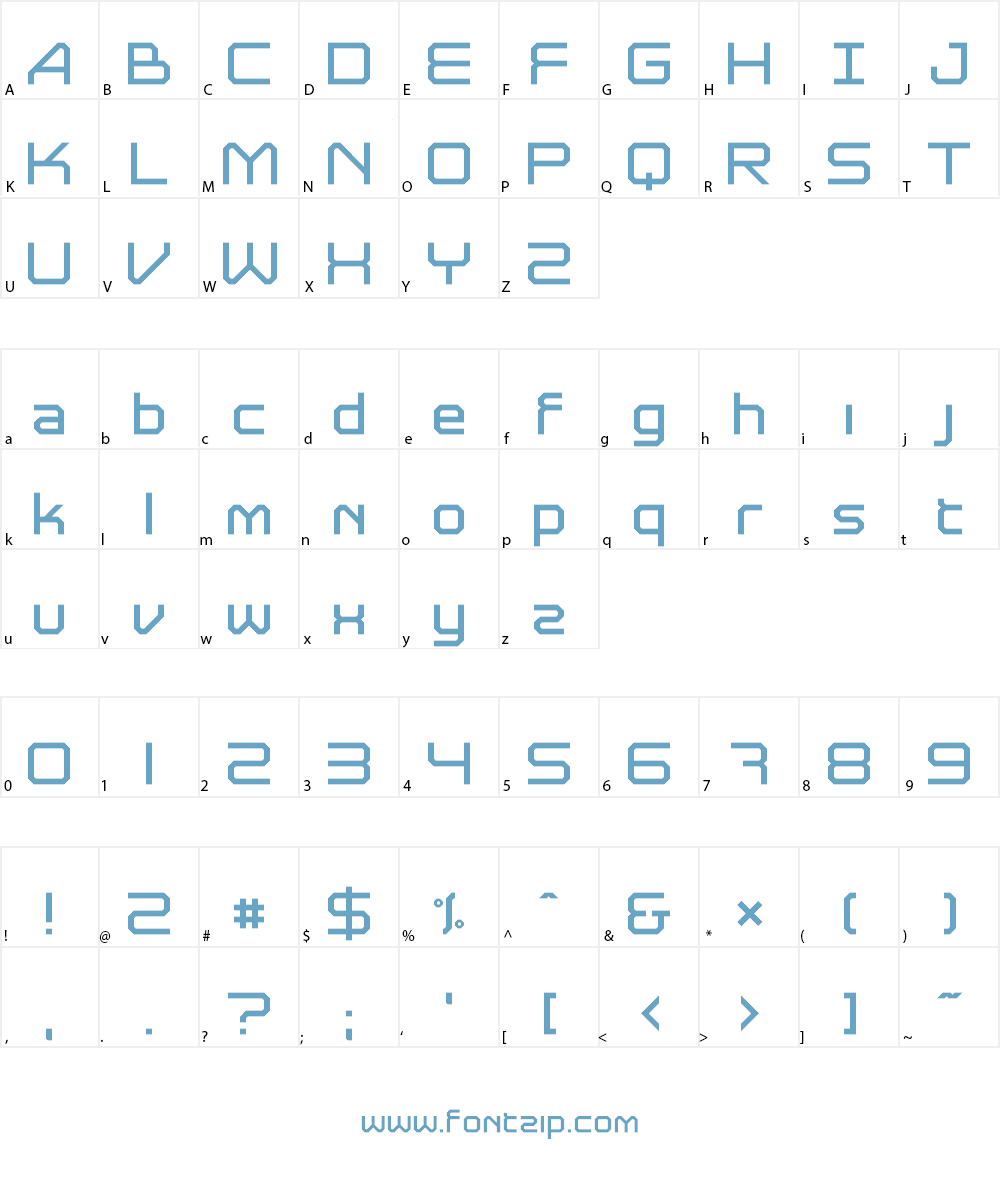 UTM NguyenHa 02 Font Character